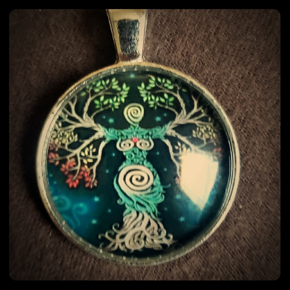 Unique mother tree of life pendant